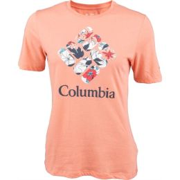 Снимка на Columbia BLUEBIRD DAY RELAXED CREW NECK Дамска тениска, цвят сьомга, размер