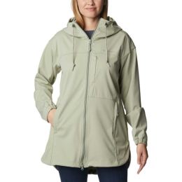 Снимка на Columbia FLORA PARK SOFTSHELL JACKET Дамски софтшел яке, светло-зелено, размер