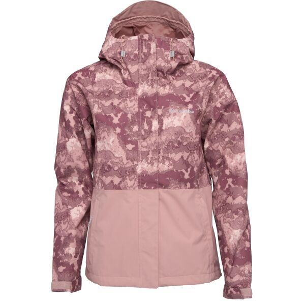 Снимка на Columbia HIKEBOUND PRINTED JACKET W Дамско аутдор яке, розово, размер