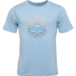 Снимка на Columbia KWICK HIKE GRAPHIC SS TEE Мъжка тениска, светлосиньо, размер
