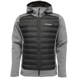 Снимка на Columbia OUT-SHIELD INSULATED FULL ZIP HOODIE Мъжко хибридно яке, тъмносиво, размер