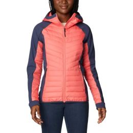 Снимка на Columbia POWDER LITE HYBRID HOODED JACKET Дамско яке, цвят сьомга, размер