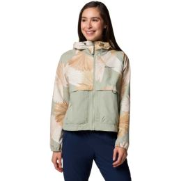 Снимка на Columbia SPIRE VALLEY PRINTED WINDBREAKER Дамско яке, светло-зелено, размер