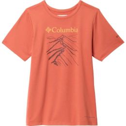 Снимка на Columbia TECH TRAIL SHORT SLEEVE GRAPHIC SHIRT Детска тениска, оранжево, размер