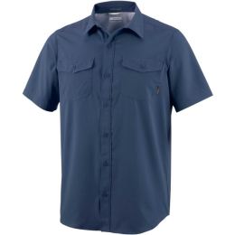 Снимка на Columbia UNTILIZER™ II SOLID SHORT SLEEVE SHIRT Мъжка риза, тъмносин, размер