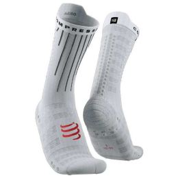 Снимка на Compressport AERO SOCKS Велосипедни чорапи, сиво, размер