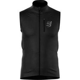 Снимка на Compressport HURRICANE WINDPROOF M Мъжки елек, устойчив на вятър, черно, размер
