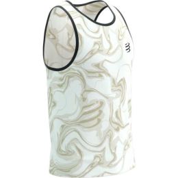 Снимка на Compressport PERFORMANCE SINGLET M Мъжки потник за бягане, бяло, размер