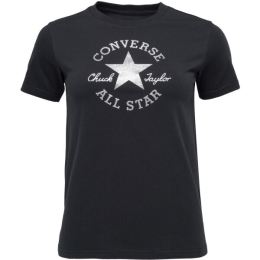 Снимка на Converse STANDARD FIT CENTER FRONT CHUCK PATCH CORE TEE Унисекс тениска, черно, размер