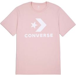 Снимка на Converse STANDARD FIT CENTER FRONT LARGE LOGO STAR CHEV Мъжка тениска, розово, размер