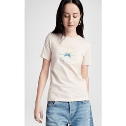 Снимка на Converse STANDARD FIT CENTER STAR CHEV Универсална тениска, бежово, размер