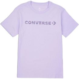 Снимка на Converse WORDMARK Дамска тениска, лилаво, размер