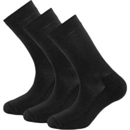Снимка на Devold DAILY MERINO MEDIUM SOCK 3PK Мъжки вълнени чорапи, черно, размер