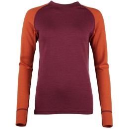 Снимка на Devold EXPEDITION MERINO 235 SHIRT WMN Дамско термо бельо, винен, размер