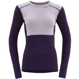Снимка на Devold LAUPAREN MERINO 190 W Дамска тениска, лилаво, размер