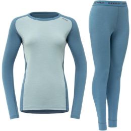 Снимка на Devold MULTI SPORT MERINO 190 Дамски комплект термобельо, синьо, размер
