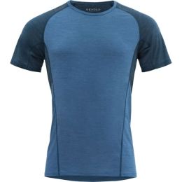 Снимка на Devold RUNNING MERINO 130 SHIRT MAN Мъжка тениска, синьо, размер