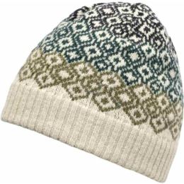 Снимка на Devold SYVDE WOOL BEANIE Плетена унисекс шапка, бежово, размер