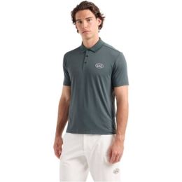 Снимка на EA7 DYNAMIC ATHLETE GOLF Мъжка тениска с яка, тъмносиво, размер