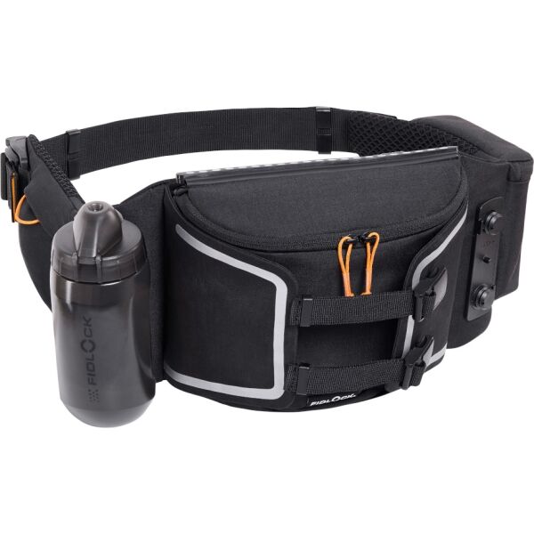 Снимка на FIDLOCK HIP BELT DOUBLE + TWIST 450ML Чантичка за кръста с бутилка, черно, размер