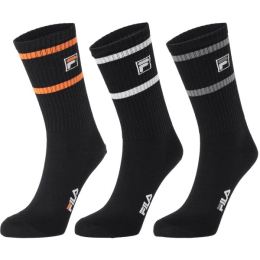 Снимка на Fila MAN NORMAL SOCKS LIFESTYLE 3 PAIRS PACK Мъжки чорапи, черно, размер