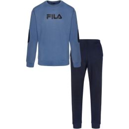 Снимка на Fila PYJAMAS IN INTERLOCK Мъжка пижама, синьо, размер