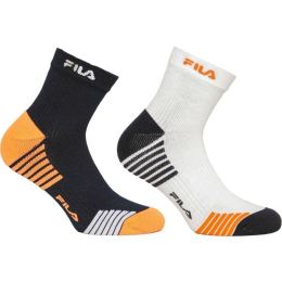 Снимка на Fila QUARTER HALF TERRY Унисекс чорапи, черно, размер 35-38