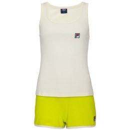 Снимка на Fila SET TANK IN JERSEY SHORT PANTS IN FRENCH TERRY Дамска пижама, бяло, размер