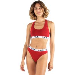 Снимка на Fila WOMAN BRAZILIAN PANTIES Дамски бикини, червено, размер