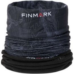 Снимка на Finmark FSW-216 Мултифункционален шал с флийс, черно, размер UNI