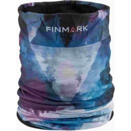 Снимка на Finmark MULTIFUNCTIONAL SCARF WITH FLEECE Мултифункционална кърпа/шал, синьо, размер UNI