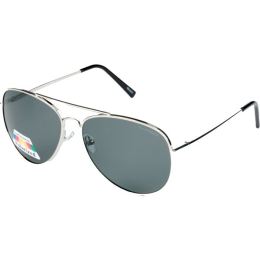 Снимка на Finmark POLARIZED SUNGLASSES Модерни очила с поляризиращи стъкла, сребърно, размер