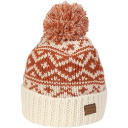 Снимка на Finmark WINTER HAT Дамска плетена шапка за зимата, бежово, размер UNI