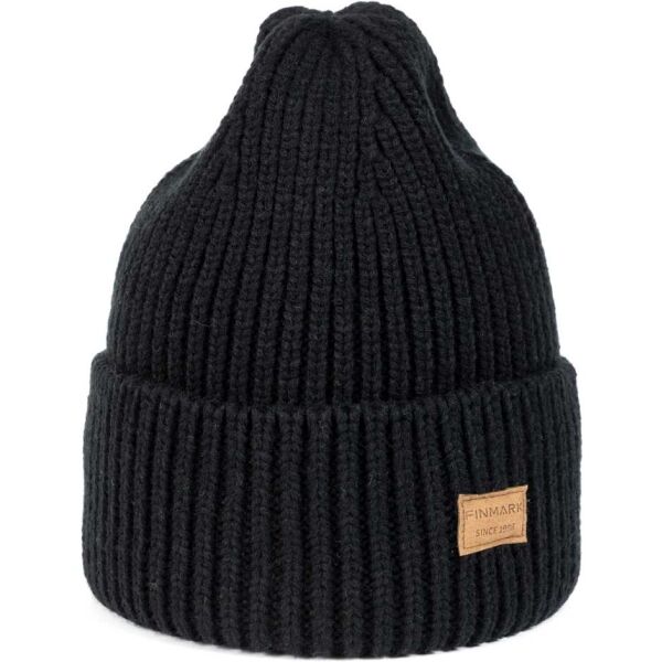 Снимка на Finmark WINTER HAT Дамска плетена шапка за зимата, черно, размер UNI