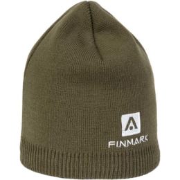 Снимка на Finmark WINTER HAT Зимна плетена шапка, khaki, размер UNI