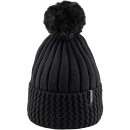 Снимка на Finmark WINTER HAT Зимна плетена шапка, черно, размер