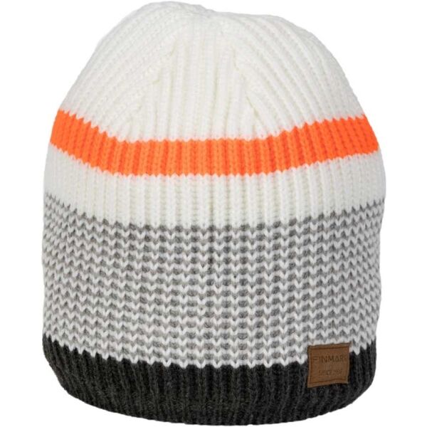 Снимка на Finmark WINTER HAT Мъжка плетена шапка, бяло, размер UNI
