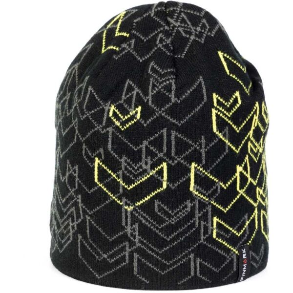 Снимка на Finmark WINTER HAT Мъжка плетена шапка, черно, размер UNI