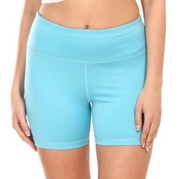 Снимка на Fitforce NOVENZA Дамски фитнес шорти, светлосиньо, размер