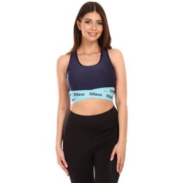Снимка на Fitforce SAGANA Дамско фитнес бюстие, тъмносин, размер