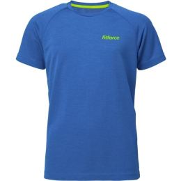 Снимка на Fitforce ZAKKO Детската функционална тениска за бягане, синьо, размер 128-134