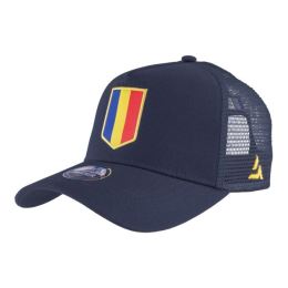 Снимка на FLLÖS T-CAP ROMANIA 3 Тракер шапка с козирка, тъмносин, размер