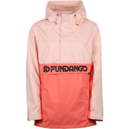 Снимка на FUNDANGO BETULA LOGO ANORAK Дамско яке за преходните сезони, цвят сьомга, размер
