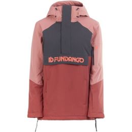 Снимка на FUNDANGO BIRCH LOGO Дамско яке за ски/сноуборд, розово, размер