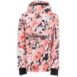 Снимка на FUNDANGO BIRCH LOGO Дамско яке за ски/сноуборд, цвят сьомга, размер
