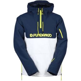 Снимка на FUNDANGO BURNABY LOGO ANORAK Мъжко ски/сноуборд яке, бяло, размер