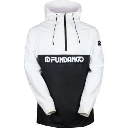 Снимка на FUNDANGO SALMO LOGO ANORAK Мъжко яке за преходните сезони, черно, размер