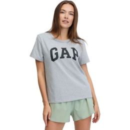 Снимка на GAP LOGO SLUB Дамска тениска, сиво, размер