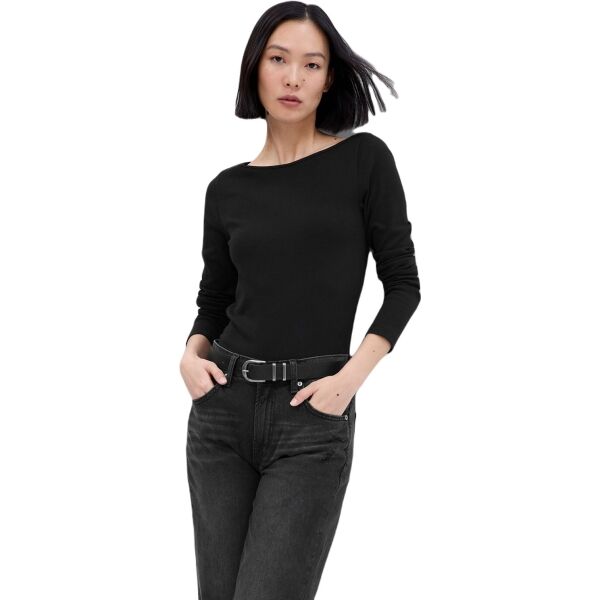 Снимка на GAP MOD BATEAU Дамска тениска, черно, размер