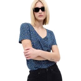 Снимка на GAP ORGANIC Дамска тениска, синьо, размер